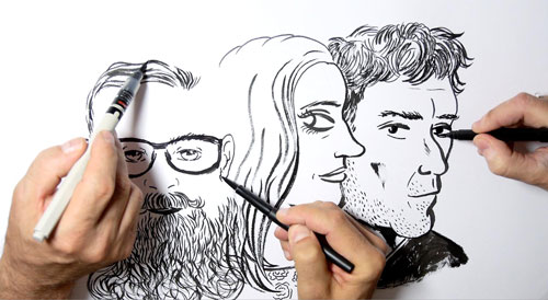 Projection sur une façade, photo de l'installation de Sara Millot intitulée Lanterna Magica